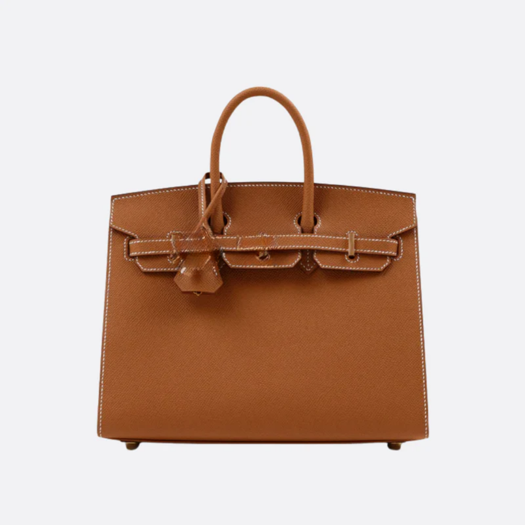 Klassische Lederhandtasche